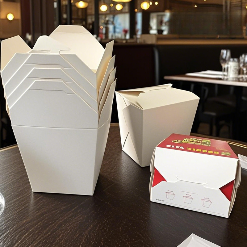 Fast Food Kraft Paper Packaging Box Takeaway Fried Chicken Box