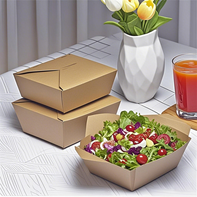 Food Box Packaging Fast Food Cardboard Boxes Oem Fast Biodegradable Food Packaging Box