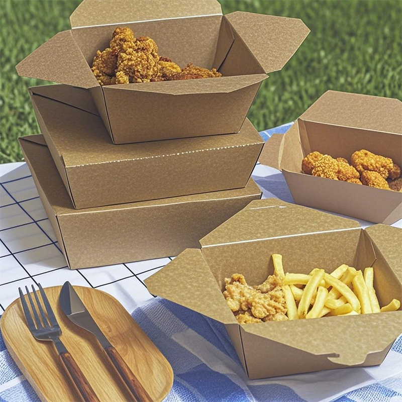 Food Box Packaging Fast Food Cardboard Boxes Oem Fast Biodegradable Food Packaging Box