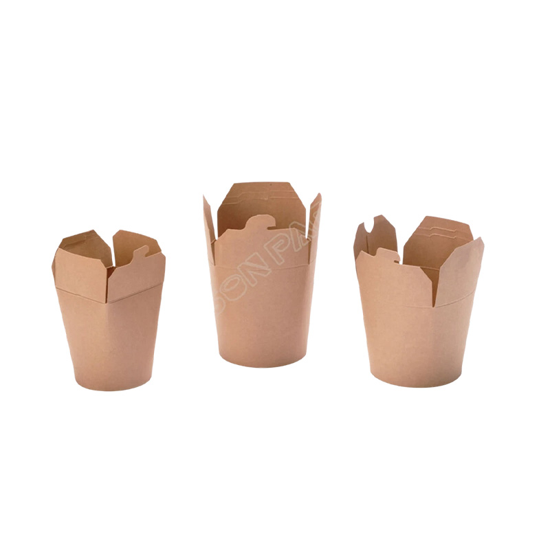 Takeaway Fried Chicken Box Snack Salad Kraft Paper Food Packaging Box
