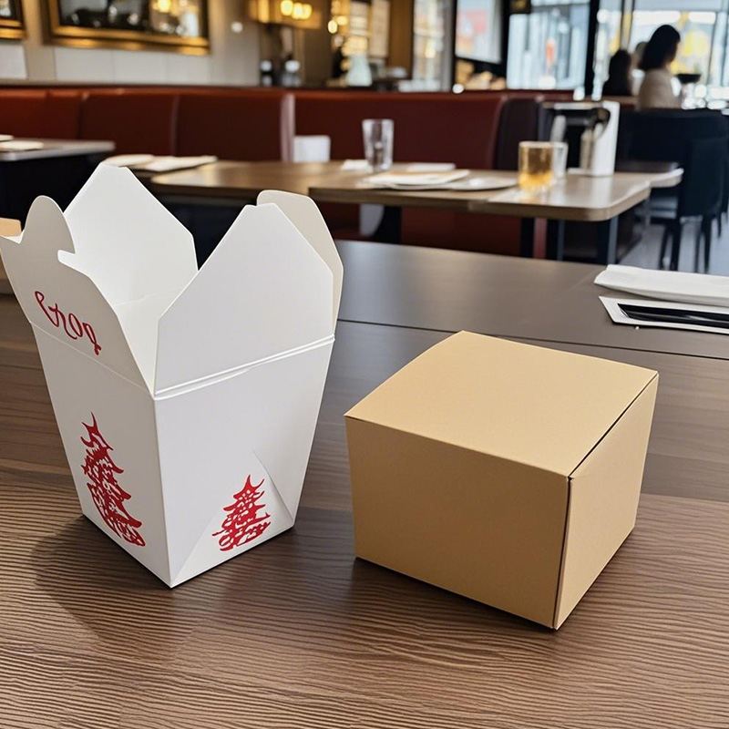 Fast Food Kraft Paper Packaging Box Takeaway Fried Chicken Box