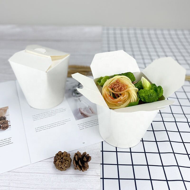 Takeaway Fried Chicken Box Snack Salad Kraft Paper Food Packaging Box
