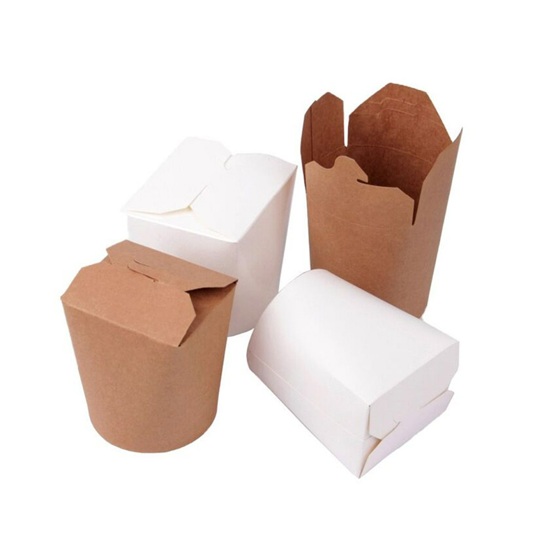 Takeaway Fried Chicken Box Snack Salad Kraft Paper Food Packaging Box