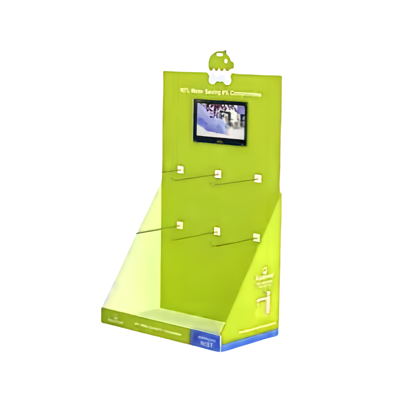 Advertising Tabletop Counter Display Rack Store Retail Rack with Peg Hooks