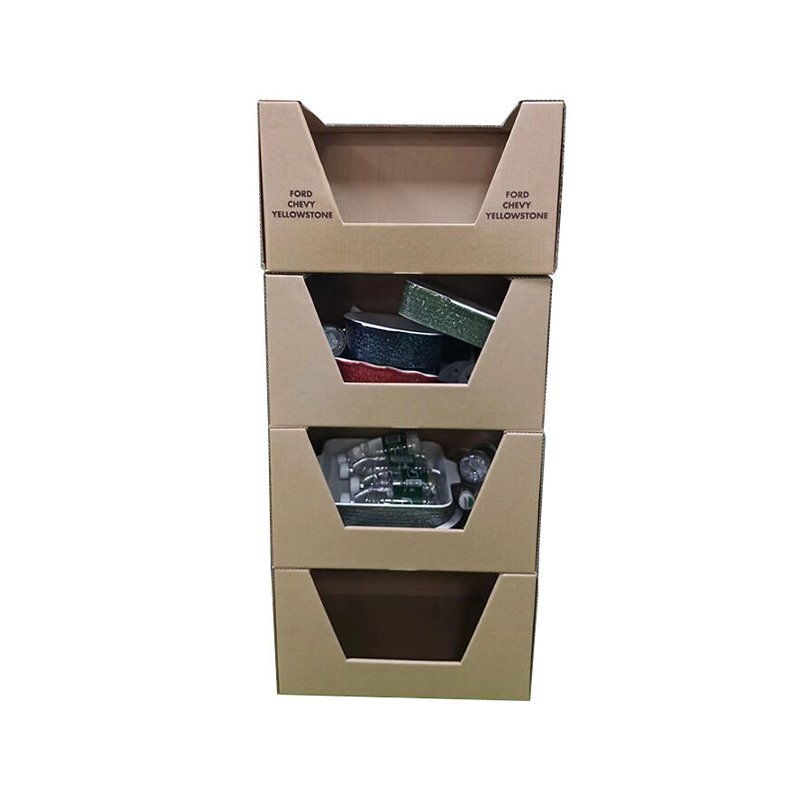 PDQ Counter Top Display Retail Store Kraft Paper Display for Pants, T Shirts