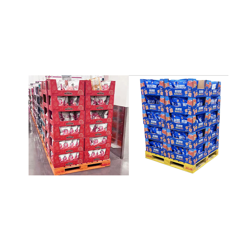 PDQ Counter Top Display Retail Store Kraft Paper Display for Pants, T Shirts