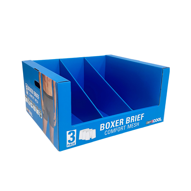 Supermarket Retail Display Box Stackable Pdq Rack for Pants