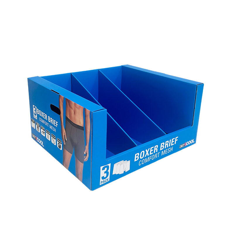 Supermarket Retail Display Box Stackable Pdq Rack for Pants