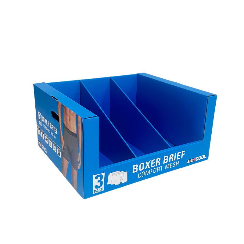 Supermarket Retail Display Box Stackable Pdq Rack for Pants