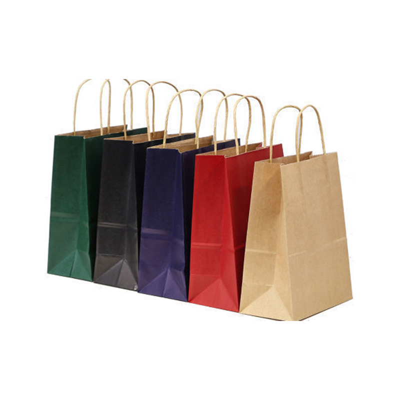 Kraft Paper Bag Eco-Friendly Carry Bags Supermarket Promotion Paper Bag