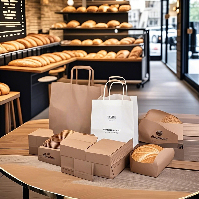 Kraft Paper Bag Eco-Friendly Carry Bags Supermarket Promotion Paper Bag