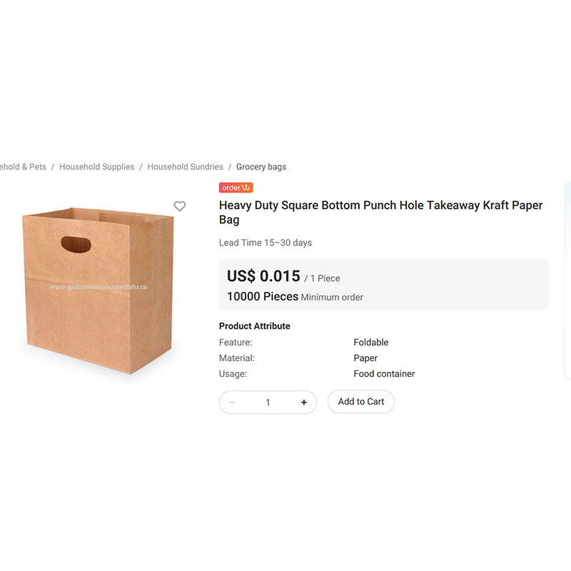 Customized Kraft Paper Bags